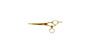 Gold Professional Barber Scissor (Swivel handle)