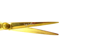 Gold Professional Barber Scissor (Swivel handle)