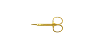 Gold Cuticle Scissor (Arrow point Straight)