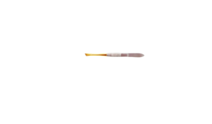 Chrome & Gold Professional Straight Tweezer (with grip)