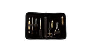 Gold and Chrome Professional Kit For Manicure and Pedicure