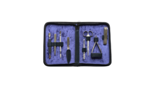 Matte Silver Professional Kit For Manicure and Pedicure